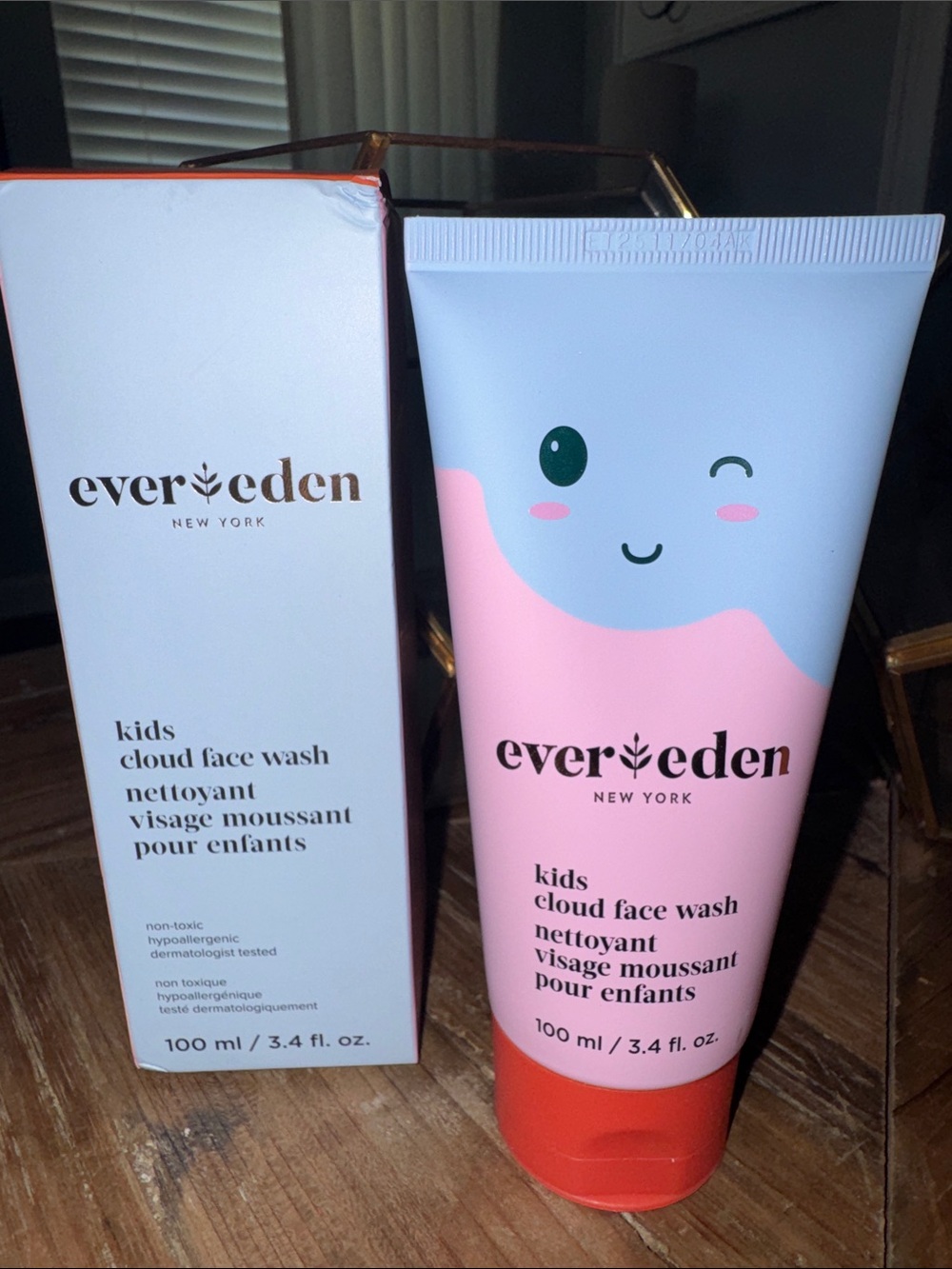 Ever Eden Kids Cloud Face Wash, Protective Mineral SPF 20 Face Cream & Headband - Picture 7 of 10